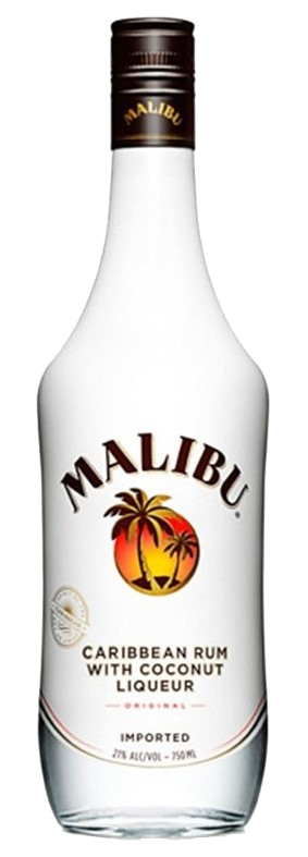 Licor Malibu, Ron con aroma a coco 70 cl 18% vol.