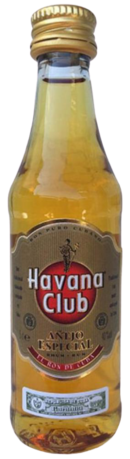 Ron Havana Club Añejo, Miniatura 5 cl. (Cristal)