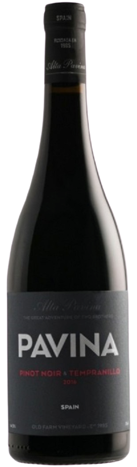 Pavina  2016- Pinot Noir & Tempranillo  75 cl.  14,5% Vol. (Castilla y León)