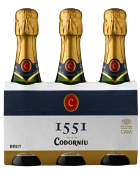 Cava Codorníu 1551  20 cl (Pack 3 botellas)