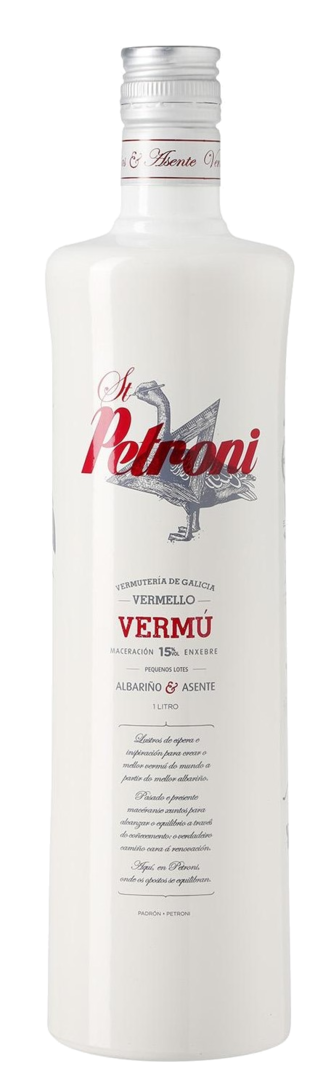 Vermú Rojo Gallego St. Petroni 1L. 15%vol. Elaborado con uva albariño