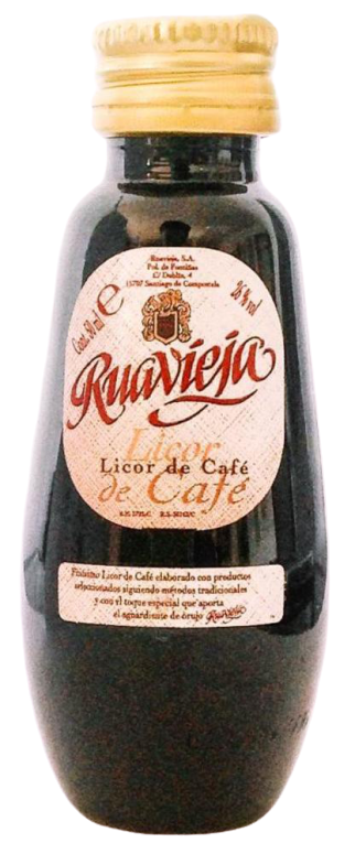 Licor de Café Ruavieja, Miniatura 5 cl.