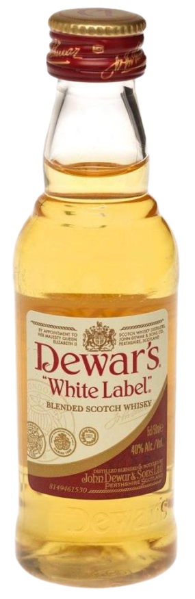 Whisky Dewar's White Label, Miniatura 5 cl.