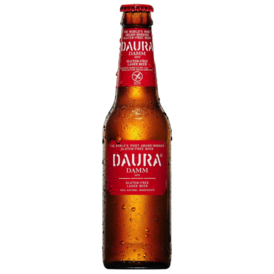 Daura Damm  sin gluten, Botella 33 cl. (24 Unid.)