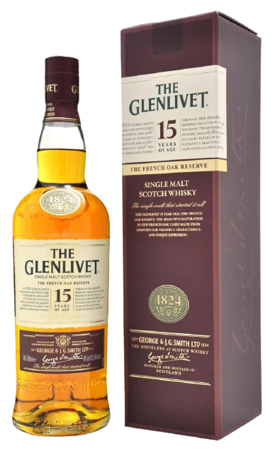 The Glenlivet 15 Años 70 cl. Single Malt